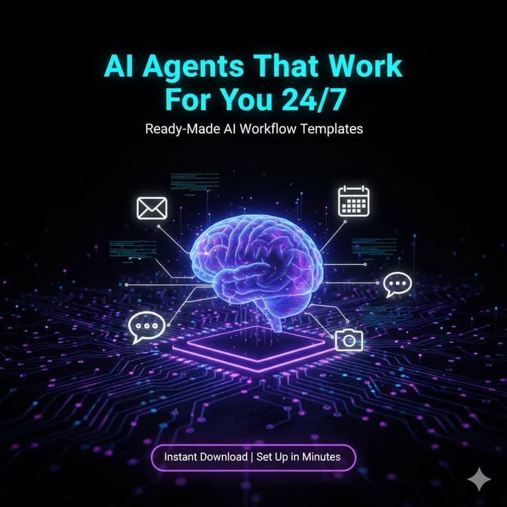 AI agents workflow templates visual
