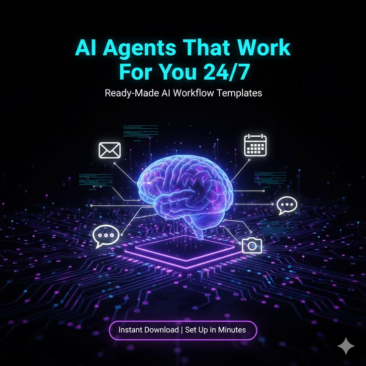 AI agents workflow templates visual