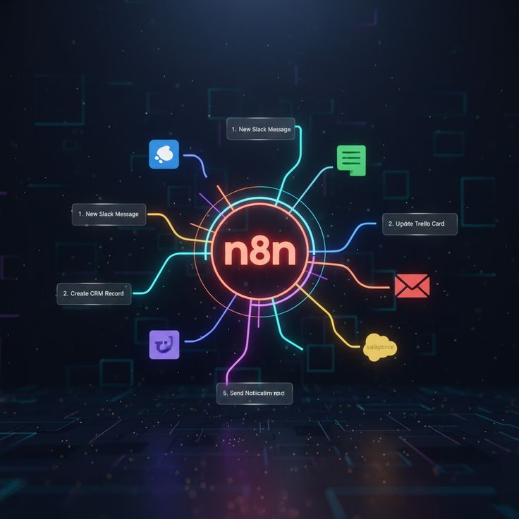n8n automation workflow visual